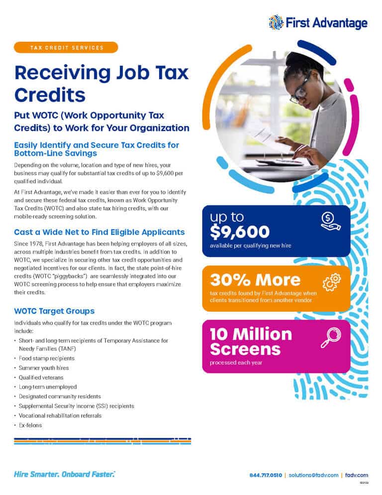 Tax WOTC Brochure